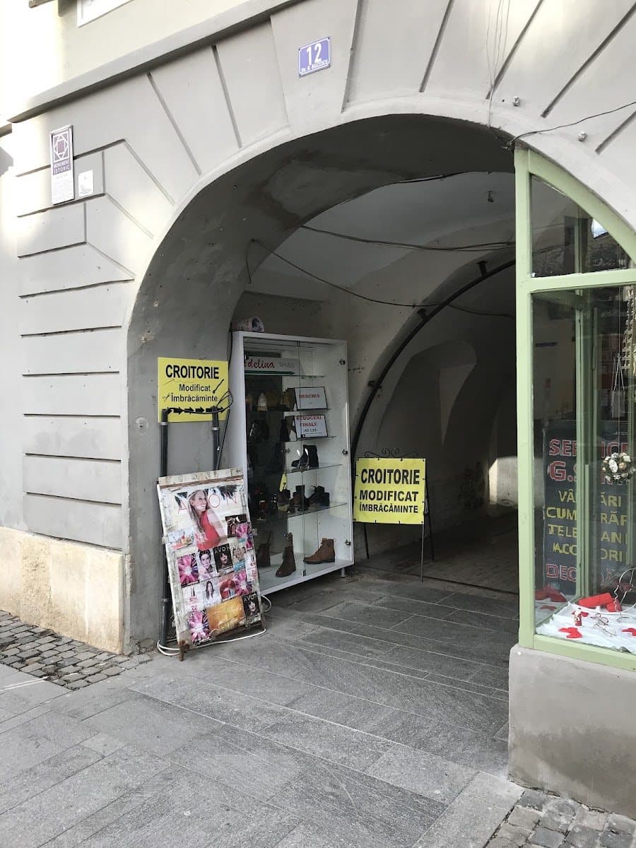 Intrarea atelierului, centrul vechi al Sibiului